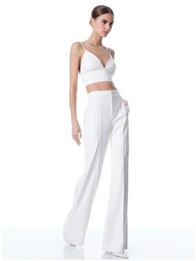 Alice+Olivia DYLAN VEGAN PANT Size 8